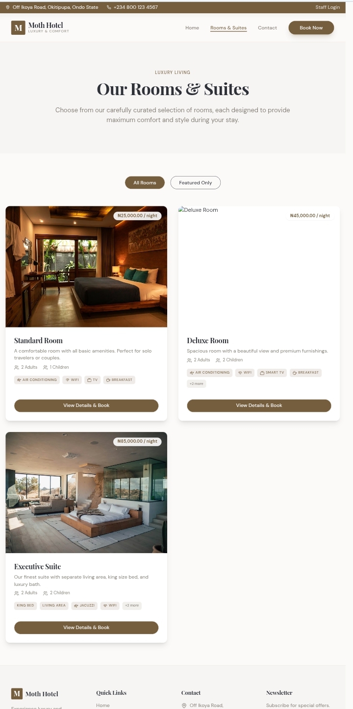Hotel Management System Screenshot